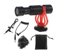 NVOQILIN Microphone portable portable pour maison, fête, anniversaire, smartphone, sortie casque, contrôle du volume, microphones et accessoires