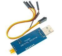 NVOQILIN Module convertisseur USB vers TTL prend en charge plusieurs tensions pour la programmation et le débogage du programmateur de microcontrôleur