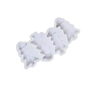 NVOQILIN Moule en silicone en forme de sapin de Noël avec chapeau et bougie - Plâtres faits à la main