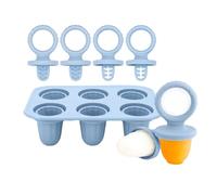 NVOQILIN Moules en silicone pour crème glacée pour bébé - Soulagement de la dentition - Avec 6 plateaux pour apaiser les gencives et mâcher en toute sécurité - Qualité alimentaire