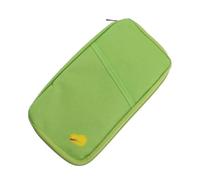 NVOQILIN Organiseur de voyage portable pour passeport pour garder vos papiers importants et votre argent en sécurité et organiser vos cartes de crédit, Vert, Beauté de masse