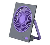 NVOQILIN Petit ventilateur rechargeable avec 4 vitesses réglables pour un refroidissement silencieux et efficace