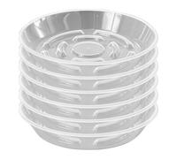 NVOQILIN Plateau transparent multifonction pour plantes - Soucoupes décoratives - Grand bac à eau pour pots de fleurs