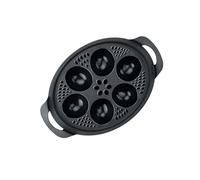 NVOQILIN Pocheuse à œufs antiadhésive pour micro-ondes - 6 tasses - Pour friteuses à air, four et machines de cuisson - Accessoires de cuisson