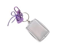 NVOQILIN Porte-clé en acrylique élégant avec motif cœur - Étui compact de voyage essentiel pour les utilisateurs fréquents - Protection de carte portable, a, Beauté de masse