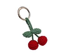 NVOQILIN Porte-clés décoratif en forme de cerises faites à la main - Décoration polyvalente