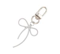 NVOQILIN Porte-clés en métal avec nœud papillon - Chaîne de voiture - Jolis nœuds - Ornements à suspendre - Breloque de sac pour femme - Joli nœud - Porte-clés pour sac - Décoration de voiture