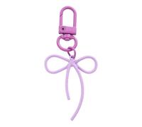 NVOQILIN Porte-clés en métal avec nœud papillon - Chaîne de voiture - Jolis nœuds - Ornements à suspendre - Breloque de sac pour femme - Joli nœud - Porte-clés pour sac - Décoration de voiture, C, One