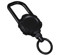 NVOQILIN Porte-clés rétractable multifonction de 70 cm avec cordon en nylon - À libération rapide - Avec