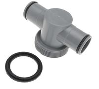 NVOQILIN Raccord de tuyau de piscine en T pour raccord de tuyau de piscine, texture parfaite pour une connexion efficace de plusieurs tuyaux et dérivations