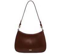 NVOQILIN Sac à bandoulière accrocheur élégant en cuir PU pour femme, sac à main de travail tendance et élégant, sac de soirée unique, café, One Size