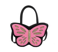 NVOQILIN Sac à bandoulière en forme de papillon pour femme - Joli sac de messagers en cuir synthétique - Sac à main esthétique pour shopping, rendez-vous galant - En forme de papillon - Pour femme