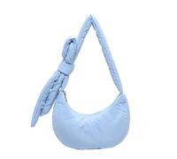 NVOQILIN Sac à bandoulière pratique, intérieur spacieux avec compartiments fonctionnels, sac à bandoulière réglable pour femme, sacoche à compartiment fonctionnel, bleu ciel, One Size