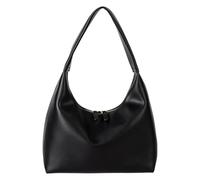 NVOQILIN Sac à main à bandoulière en polyuréthane souple au design coréen à la mode pour un usage quotidien, bureau, université, tenue décontractée, sac à main tendance coréen, Noir , One Size