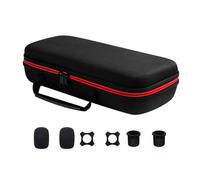 NVOQILIN Sac de rangement pour microphone sans fil - Sac à main de voyage pour double micro et accessoires - Étui résistant aux chocs