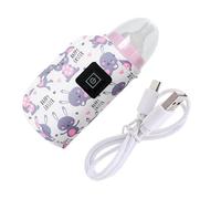 NVOQILIN Sac isotherme portable pour biberon avec chauffage USB pour landau, voyage et nuit, manchon chauffant USB, b