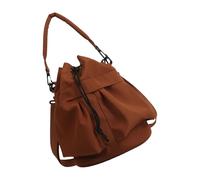 NVOQILIN Sac seau de grande capacité Oxford Sac à main bandoulière Sac à main Sac à bandoulière Sac à main pour les trajets et les loisirs Sac à main pour femme, marron, One Size