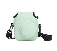NVOQILIN Sac souple pour 12 appareils photo - Gardez votre appareil souple et robuste avec sangle confortable - Couleur vive - Joli étui pour appareil photo, vert clair