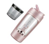 NVOQILIN Shaker électrique 650 ml rechargeable puissant avec compartiment à poudre pour un stockage fluide des boissons protéinées Shaker rechargeable par USB