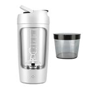NVOQILIN Shaker électrique 650 ml rechargeable puissant avec compartiment à poudre pour un stockage fluide des boissons protéinées Shaker rechargeable par USB