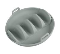 NVOQILIN Support à tacos en silicone efficace de 25,4 cm avec base antidérapante, parfait pour les dîners de famille, les grillades en plein air et les réunions de groupe