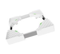 NVOQILIN Support de base pour lave-linge avec empilage réglable et roues verrouillables pour buanderie compacte Longueur 45-70 cm Compatibilité