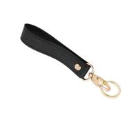 NVOQILIN Support en cuir moderne avec crochet en métal - Design portable pour les trajets quotidiens et les activités de plein air - Porte-clés en cuir facile à utiliser, Noir , taille unique