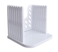 NVOQILIN Trancheuse à pain élégante et simple pour la cuisine, le pain, le pain, le guide de découpe, les outils blancs utiles pour la coupe du rôti