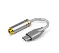 NVOQILIN USB Type C vers 3,5 mm/2,5 mm/4,4 mm Interfaces sonores ALC5686 HiFi Amplificateurs de casque Décodage numérique Convertisseur d'écouteurs Amplificateurs d'écouteurs