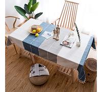 NVRENJIE Nappe Rectangulaire, Nappe Rectangulaire Anti Tache Cuisine Anti-Poussière Multifonctionnelle Intérieure Nappe Impermeable, Nappe de Cuisine, Nappe de Pique-Nique,100x120cm(39x47inch)