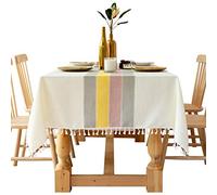 NVRENJIE Nappe Rectangulaire, Nappe Rectangulaire Anti Tache Cuisine Anti-Poussière Multifonctionnelle Intérieure Nappe Impermeable, Nappe de Cuisine, Nappe de Pique-Nique,100x200cm(39x78inch)