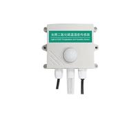 NVSFZGIYG 4 en 1 = Éclairage + Température + Humidité + Capteur de lumière CO2 Transmetteur de dioxyde de Carbone Capteur de température et d'humidité RS485(4 in 1 200000lux)