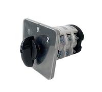 NVSFZGIYG Interrupteur à cames 75 A 690 V, Contact argenté, Trois Positions, 3 pôles, sélecteur de Conversion Rotatif Horizontal, 12 bornes YMZ12-75/3
