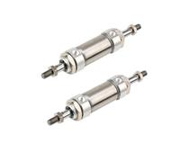 NVSFZGIYG Mini-Cylindre Double Tige en Acier Inoxydable MAD32x50/100/150/200/250/300/350/400, 1 pièce(Mad32x250)