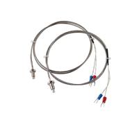 NVSFZGIYG Thermocouple M6 Filetage M8, résistance Thermique, capteur de température, Fil détection, sonde K Type E(E 2m M6)
