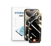 nvskvd Anti Espion Protection écran pour iPhone 15 Pro Max, 2 Pièces TPU Film de Confidentialité Protection en Écran, Film Hydrogel Anti-rayure