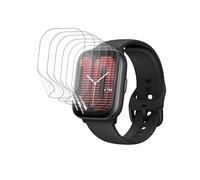 nvskvd Film Hydrogel pour Amazfit Active, 6 Pièces Films de Protection d'écran TPU Transparent HD Souple en TPU Film de Protection d'écran Anti-traces de Doigts