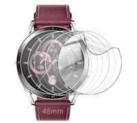 nvskvd Film Hydrogel pour Huawei Watch GT4 46 mm, 6 Pièces Films de Protection d'écran TPU Transparent HD Souple en TPU Film de Protection d'écran Anti-traces de Doigts