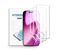 nvskvd Film Hydrogel pour iPhone 17 Pro Max, 3 Pièces TPU Film Protection Écran HD Clair Doux Transparent Film de Protection d'écran