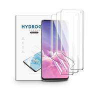 nvskvd Film Hydrogel pour Samsung Galaxy S10, 3 Pièces TPU Film Protection Écran HD Clair Doux Transparent Film de Protection d'écran