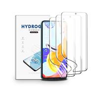 nvskvd Films de Protection d'écran pour Xiaomi Redmi Note 11 Pro, 3 Pièces Film Hydrogel Transparent HD Souple en TPU Film de Protection d'écran Anti-traces de Doigts