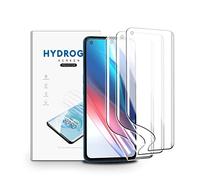 nvskvd Protection décran pour Oppo Find X3 Lite, 3 Pièces Film Hydrogel Transparent HD Souple en TPU Film de Protection d'écran Anti-traces de Doigts