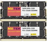 NVTEK Mémoire RAM DDR4-3200 PC4-25600 SODIMM Barrette de Ram Barrette Mémoire Vive pour ordinateur portable 32 Go (2 x 16 Go)
