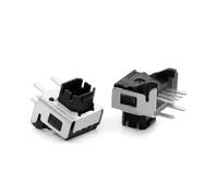 NVVEYDYQQ 5 pcs TS-H025 Side Lying Red Light Touch Switch Side Insert 6-Pin (Copper) Small Microbutton