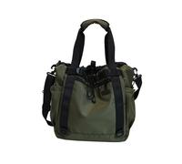 NVVVNX Sacs à bandoulière en nylon imperméable de haute qualité pour homme Hip Hop Streetwear Sacs de voyage, Vert, Taille unique