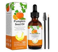 NVXNMSD Huile de graines de citrouille bio pressée à froid - hydratante et réparatrice des cheveux secs et abîmés, soins de la peau (6,5 ml)
