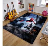 NVY-4639 Marvel - tapis de sol antidérapant Spiderman, pour salon, salle de bain, chambre à coucher, imprimé Captain Americ