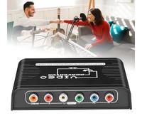 NVYAZJ Convertisseur composant vers HDMI, Lecteur décodeur HD vers YPBPR vers composant TV HDMI, HDMI1.3 2RCA R/L 1,65 Gbps/165 MHz composant vers HDMI/WII/PS3/PS4/XBOX vers HDMI convertisseur