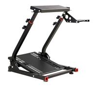 NVYAZJ Support de volant de course pliable, cockpit de simulateur de conduite avec volant réglable en hauteur et en inclinaison, tuyau en acier épais, aucun assemblage requis