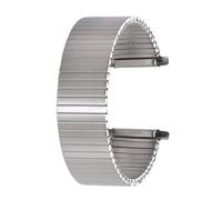 NVYRFS Bracelet de montre élastique en métal, 18mm 20mm 22mm de largeur, réglage extensible, Expansion, bracelet en acier inoxydable for hommes et femmes, accessoires(22mm,Length 140mm)